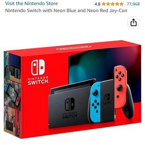 Nintendo Switch + games and accessories.